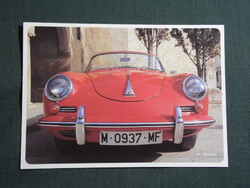 Képeslap,Svájc,Losone,Porsche 356 1960 veterán autó,2000-