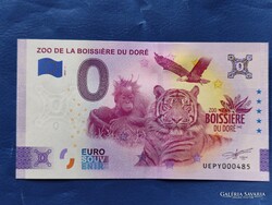 FRANCIAORSZÁG 0 EURO 2024 TIGRIS MAJOM SAS! RITKA EMLÉK PAPÍRPÉNZ! UNC!