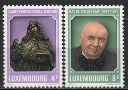 Luxemburg 0123 Mi.  1054-1055       0,80 Euró postatiszta