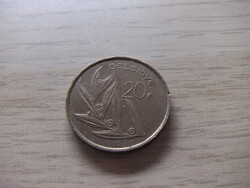 20  Frank 1980  Belgium  ( 1 )