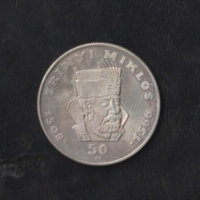 50 Forint Zrínyi Miklós ezüst emlékérme