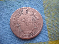 Mária Terézia Réz Poltura 1763 T1