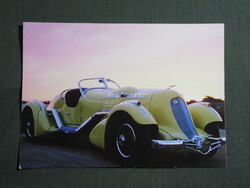 Képeslap,Classic Car,Jaguar 1936 veterán autó,2000-