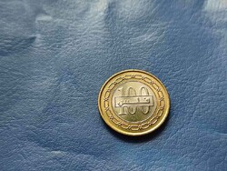 BAHREIN 100 FILS 2010 / 1431 CÍMER! KINGDOM OF BAHREIN! BIMETÁL! UNC!