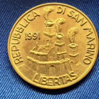 San Marino emlék 20 Líra  1991.  (2321)