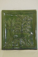 Szarvast ábrázoló csempe, relief A261