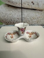 MZ Altrohlau Virágmintás Porcelán Só Bors / Fogpiszka Tartó A154