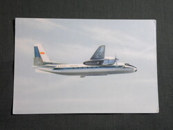 Képeslap,Szovjetunió,Oroszország,Aeroflot nemzeti légitársaság,AN-24 repülőgép,1960-