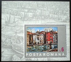 Rb99 / Románia 1972 UNESCO-akció – Mentsd meg Velencét blokk postatiszta