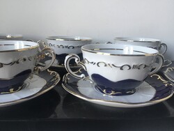 Zsolnay porcelán Pompadour leveses csésze