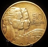 Jugoszlávia 50 Dinár, 1955 C09B4