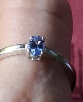 Tanzanit köves 925 ezüst gyűrű,  nagyon szép!