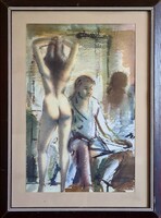 Bihari Sándor (1947 - 2013) : Két figura
