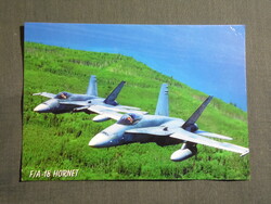 Képeslap,F/A-18 Hornet repülőgép,2000-