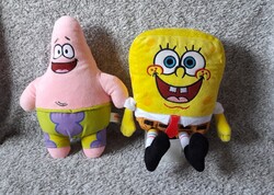 Csillag Patrik és Spongyabob plüss figura