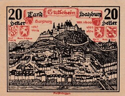 20  Heller 1920  Szükségpénz Ausztria