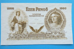 1943 "Szálasi" 1000 pengő UNC!