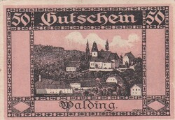 50  Heller 1920  Szükségpénz  Ausztria