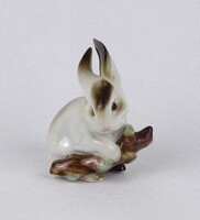 1U802 Zsolnay nyúl nyuszi porcelán figura