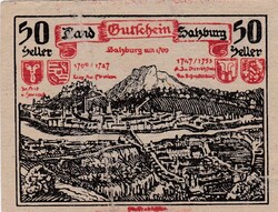 50  Heller 1920  Szükségpénz  Ausztria