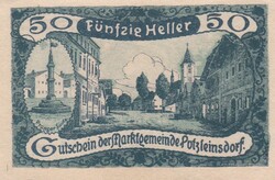 50  Heller 1920  Szükségpénz  Ausztria