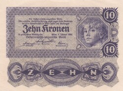 10  Korona 1922  Ausztria