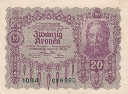 20  Korona 1922  Ausztria