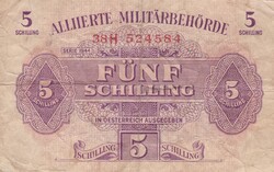 5  Schilling  1944  Ausztria