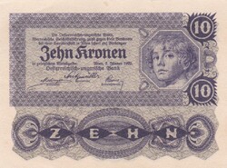 10  Korona 1922  Ausztria
