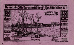 50  Heller  1920  Szükségpénz  Ausztria