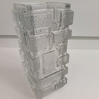 Retró cseh üvegváza