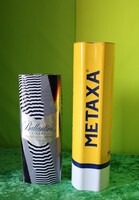 Gyűjtőknek ! Metaxa Ballantines fémdoboz