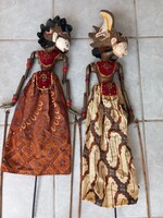 Indonéz Wayang Golek báb 2db