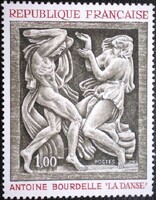 Fr1640 / Franciaország 1968 Művészet bélyeg postatiszta