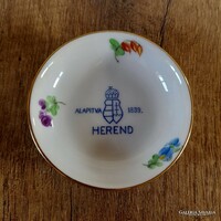 Antik Herendi címeres tálka