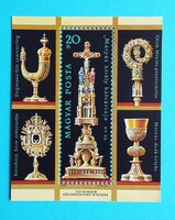 (B) 1987. Esztergomi kincstár blokk** - (Kat.: 400.-)