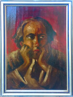 Barcsay Jenő (1900-1988) : Paizs-Goebel Jenő portréja   1937