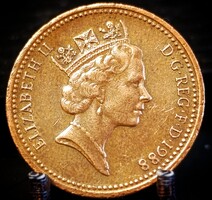 Egyesült Királyság 1 penny, 1988 C05B4