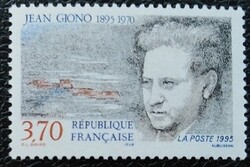 Fr3081 / Franciaország 1995 Jean Giono író bélyeg postatiszta