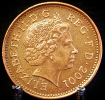 Egyesült Királyság 1 penny, 2001 C06C1