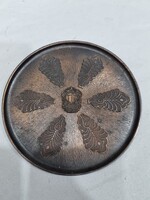 Old copper wall plate