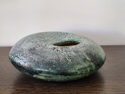 Vintage modernista iparművészeti ikebana, kavicsváza