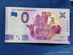 FRANCIAORSZÁG 0 EURO 2024 TEVE LÁMA PINGVIN TIGRIS MAJOM! RITKA EMLÉK PAPÍRPÉNZ! UNC!