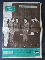 Magyar Rendőr - A Belügyminisztérium lapja hetilap újság - XXIII.évf. 1968 júl. 4.