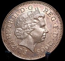 Egyesült Királyság 1 Új penny, 2005 A05G1