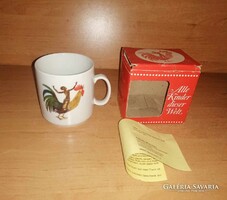 Bavaria porcelán kakasos bögre dobozában (42/d)