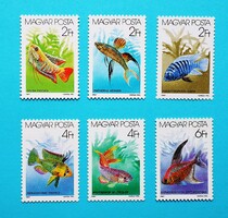 (B) 1987. Akváriumi díszhalak II. sor** - (Kat.: 500.-)