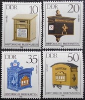 ND2924-7 / NDK 1985 Történelmi postaládák bélyegsor postatiszta