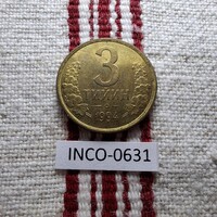 Üzbegisztán 3 Tiyin 1994 EF