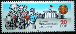 ND3037 / NDK 1986 A berlini fal 25. évfordulója bélyeg postatiszta